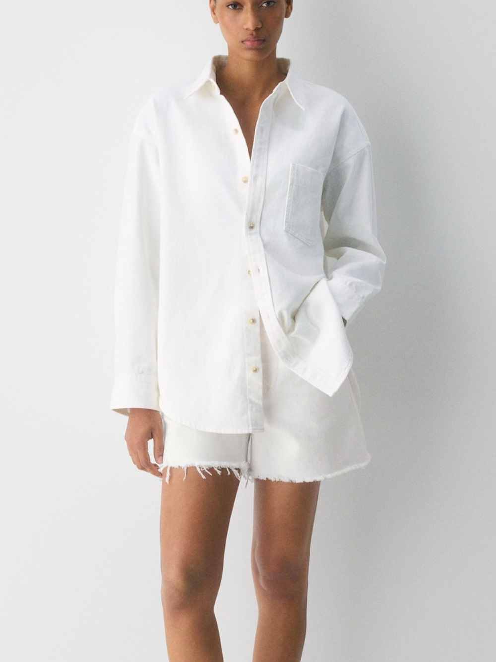 Denim Forum The '80s Comfy Denim Shirt
